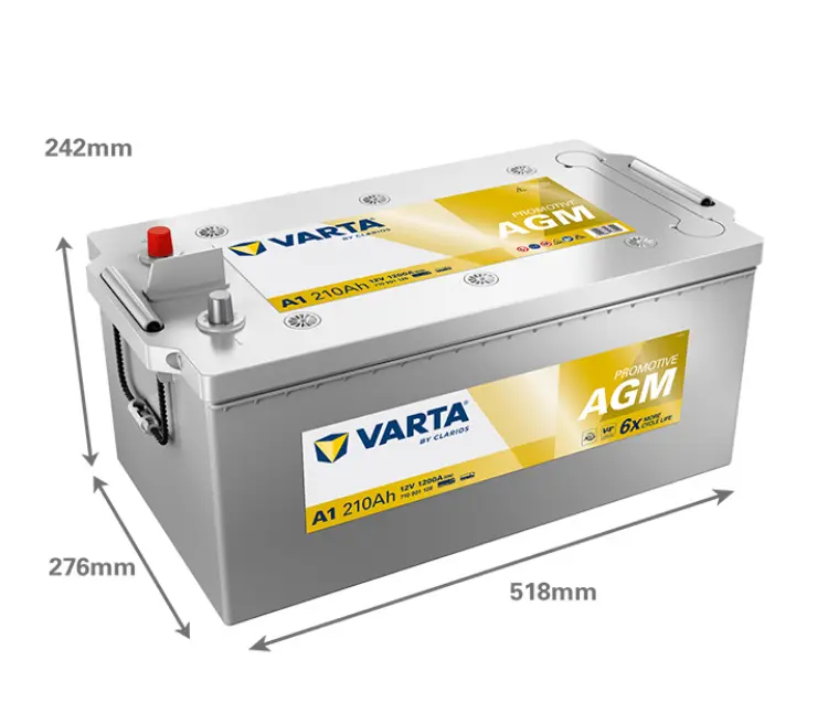 Varta PROMOTIVE AGM 210Ah, 12V, A1 - Image 2