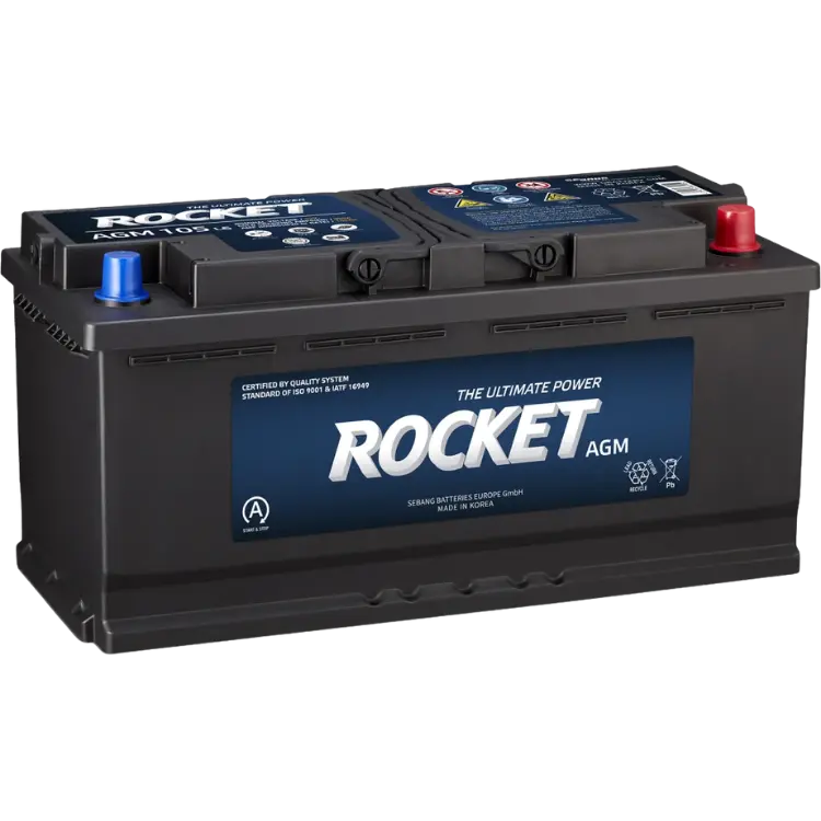 Rocket AGM 105Ah, 12V, AGM105