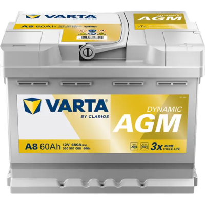 Varta Dynamic AGM 60Ah, 12V, A8