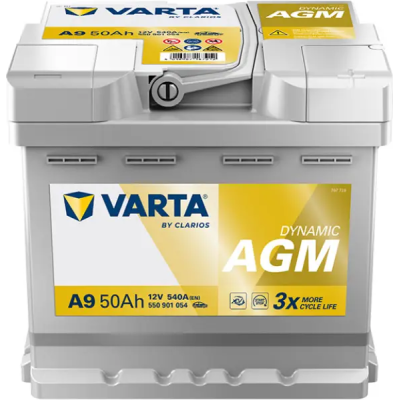 Varta Dynamic AGM 50Ah, 12V, A9