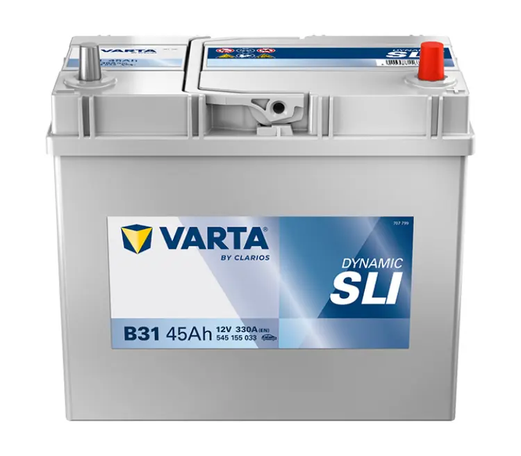 Varta Dynamic 45Ah, 12V, B31, JIS, R+