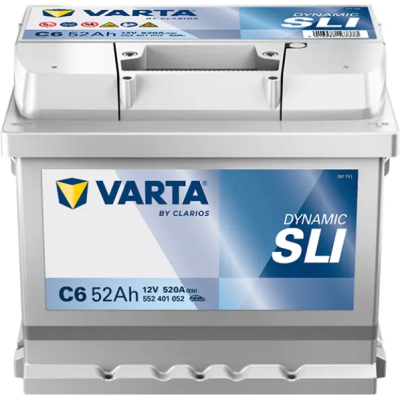 Varta Dynamic SLI 52Ah, 12V, C6