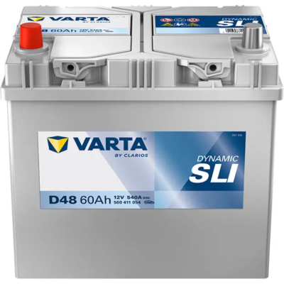 Varta Dynamic 60Ah, 12V, D48, JIS, L+