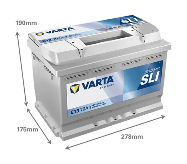 Varta Dynamic SLI 70Ah, 12V, E13 - Image 2