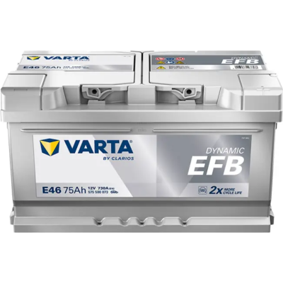 Varta Dynamic EFB 75Ah, 12V, E46