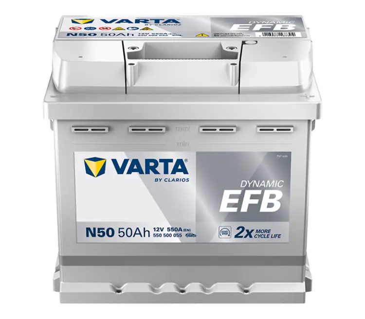 Varta Dynamic EFB 50Ah, 12V, N50