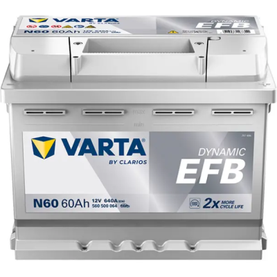 Varta Dynamic EFB 60Ah, 12V, N60