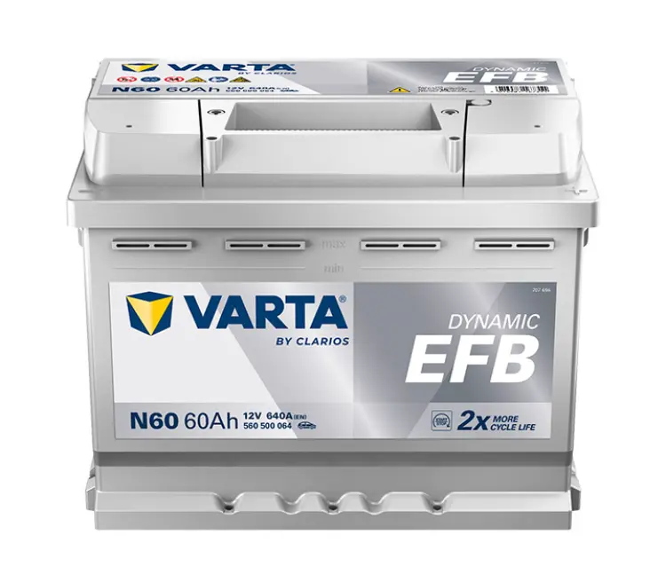 Varta Dynamic EFB 60Ah, 12V, N60