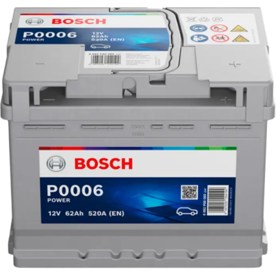 Bosch POWER 62Ah, 12V, P0006