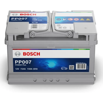 Bosch Power PLUS 72Ah, 12V, PP007