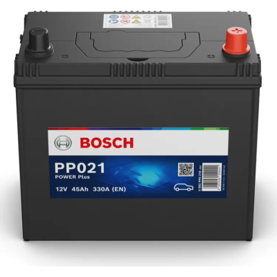 Bosch Power PLUS 45Ah, 12V, PP021, JIS, R+