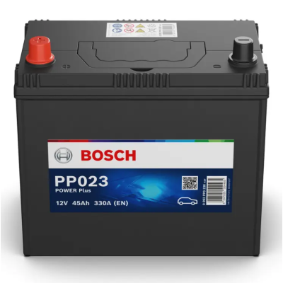 Bosch Power PLUS 45Ah, 12V, PP023, JIS, L+