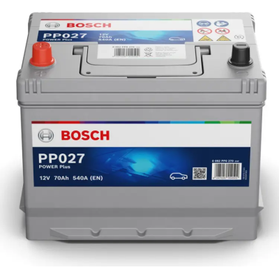 Bosch Power PLUS 70Ah, 12V, PP027, JIS, L+